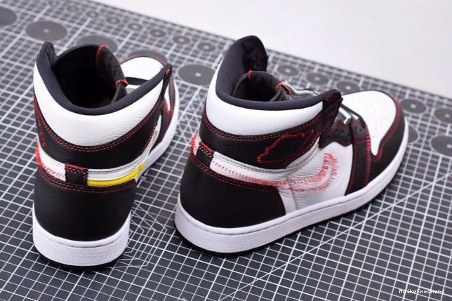 MaikeSneakers Defiant High Air Jordan 1 Yellow
